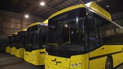Первая партия новых автобусов НефАЗ доставлена в Иркутск