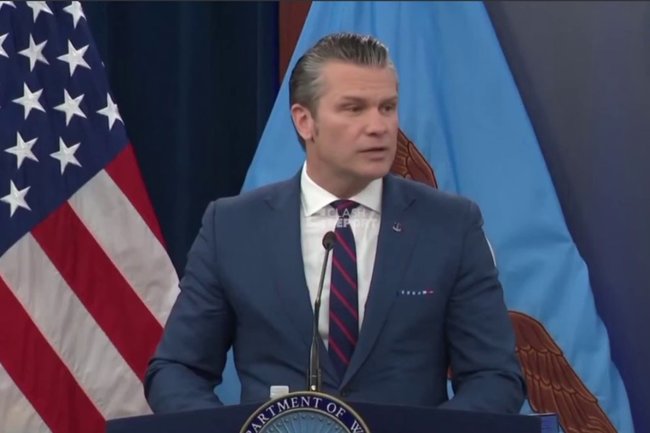 министр обороны США Пит Хегсет