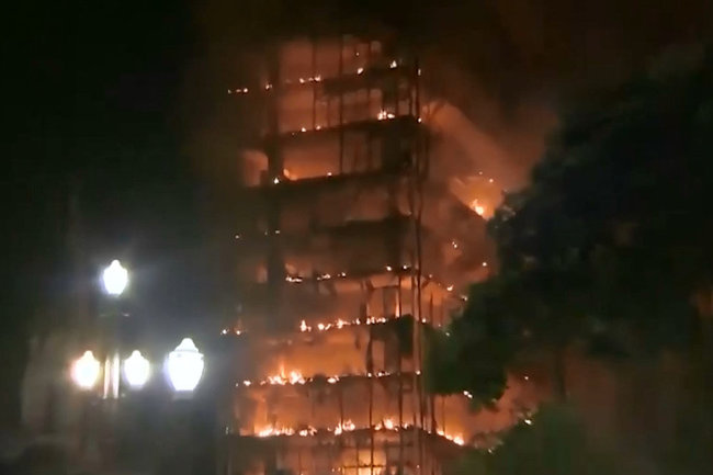 Пожар в Сан-Паулу