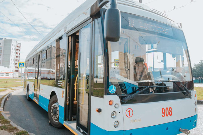 Московские троллейбусы начали курсировать на улицах Читы