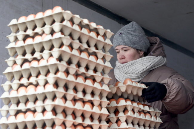 Первые импортные яйца вот-вот попадут на прилавки российских магазинов