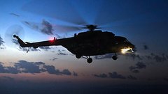 Вертолет Ми-8 напугал жителей Екатеринбурга