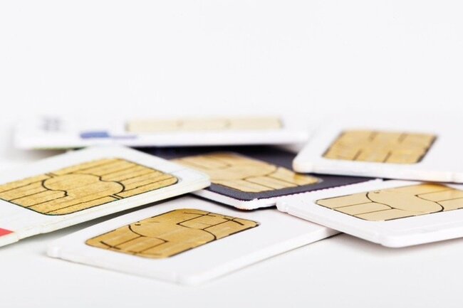 SIM-карты. Архивное тематическое фото; не изъятое по делу оборудование.