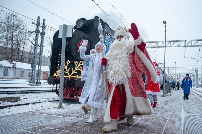 Поезд Деда Мороза приедет в Тюмень в конце ноября