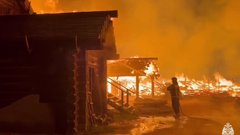 В Тверской области сгорел город, построенный для съемок «Молодинской битвы»