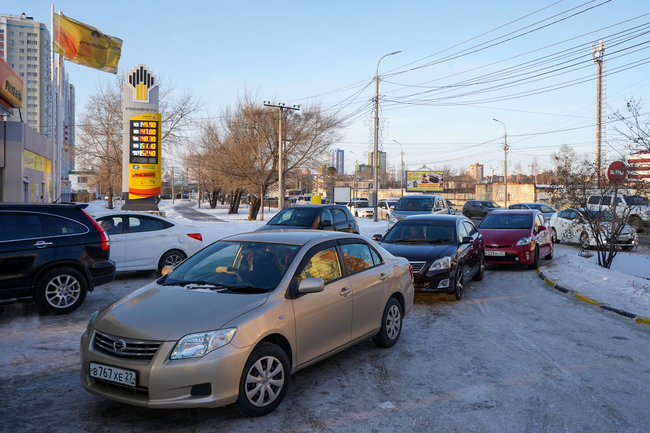 Хабаровск топливный кризис топливо бензин АЗС