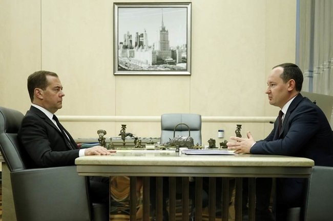 Дмитрий Медведев и Павел Ливинский