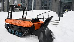 В Казани адаптировали беспилотные устройства для уборки снега