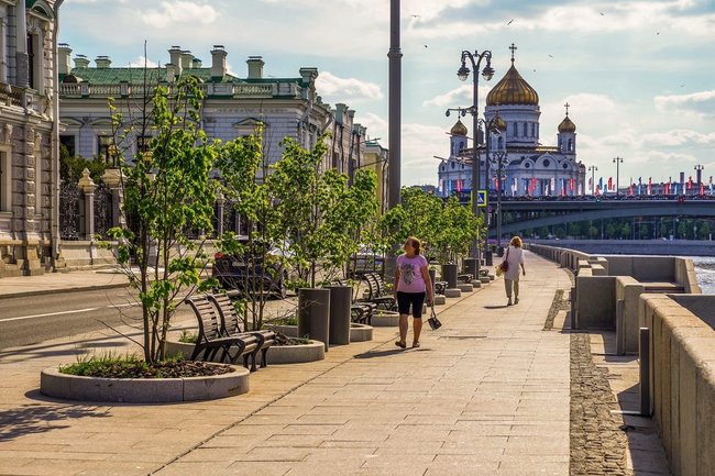 Москва набережная Кремль прогулка 