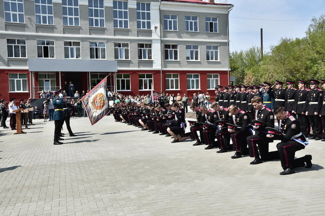 Открытие Аллеи кадетской славы России 