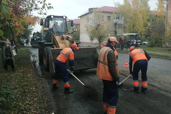 В Сургуте начался ямочный ремонт дорог