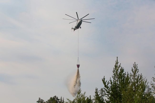 В Сургутском и Нижневартовском районах усиливают группировку для тушения лесных пожаров