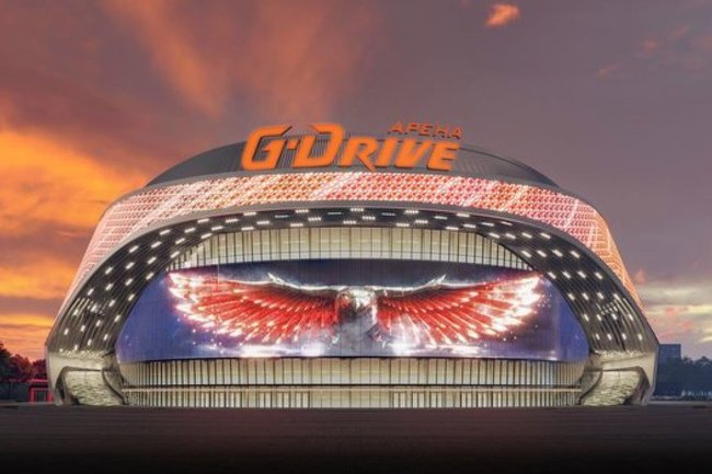 Новый ледовый дворец в Омске назовут «G-Drive Арена»