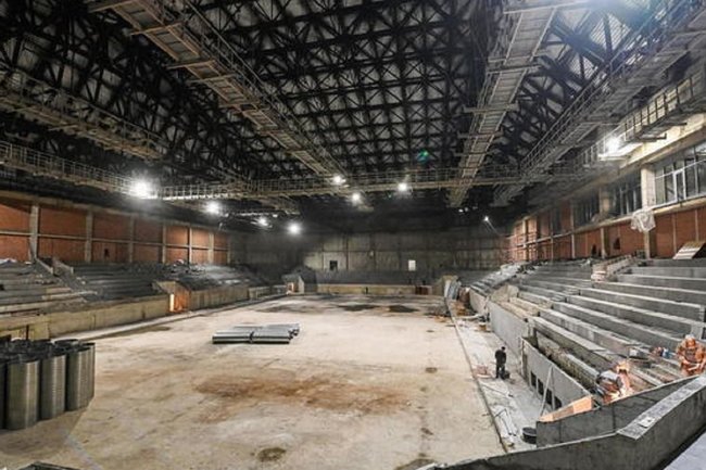 Ледовая арена во Дворце спорта Калуги появится в конце октября