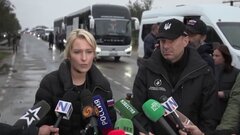 Омбудсмены России и Украины выехали в Алешки в одном автобусе