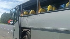 Пассажир рассказала о первых минутах после нападения на автобус под Брянском