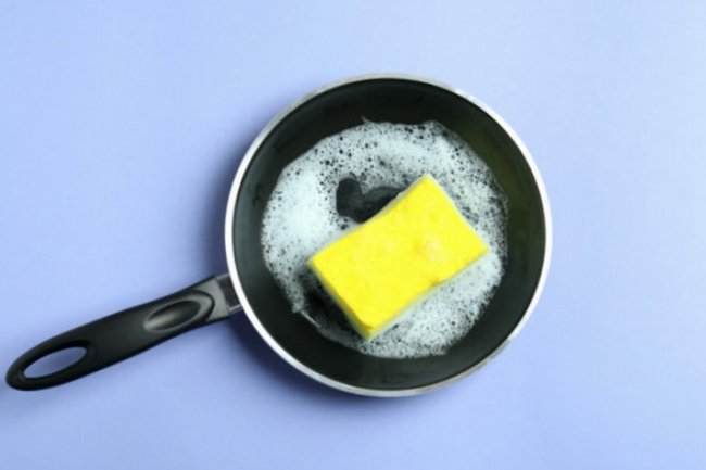 Сковорода, нагар