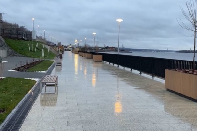 набережная в Перми