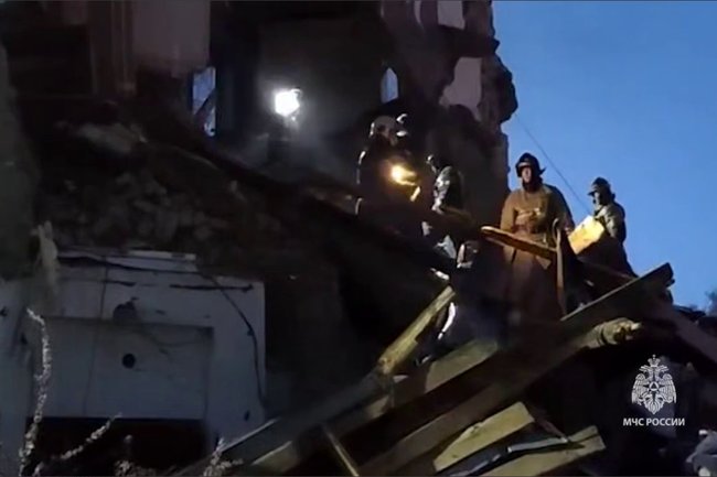 обрушение дома в Сызрани / МЧС