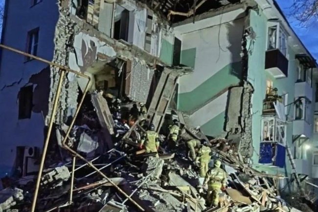 обрушение дома в Сызрани