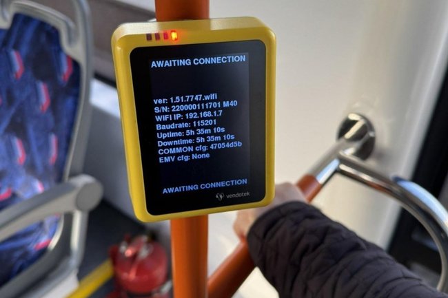 терминал в автобусе