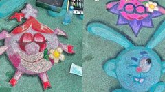 Чиновники заставили ребёнка отмыть нарисованных на детской площадке «Смешариков»