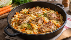 Свиная вырезка с капустой: как сохранить мясо сочным