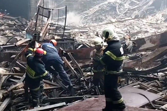 Сгоревший «Крокус Сити Холл» оказался в залоге у Газпромбанка – РБК