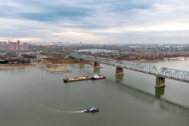 В Новосибирске стартовал новый этап строительства четвертого моста через реку Обь