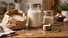 Открытый рис в шкафу: пересыпать или оставить в пакете