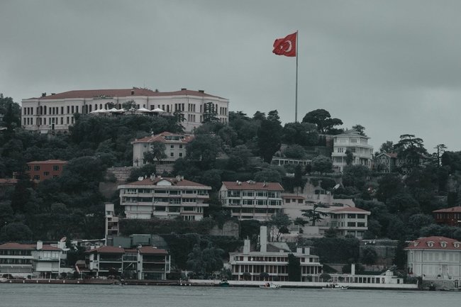 Турция Стамбул флаг