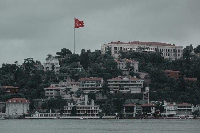 Турция Стамбул флаг