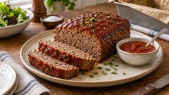 Мясной хлеб из говядины: дайте ему постоять перед нарезкой