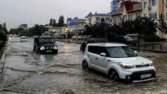 В Омске объявлено штормовое предупреждение из-за затяжного ливня