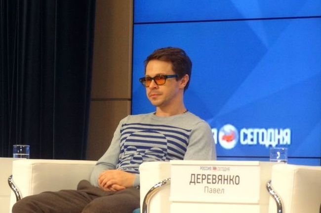 Павел Деревянко на пресс-конференции