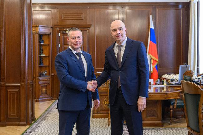Губернатор Михаил Евраев обсудил с Антоном Силуановым стратегически важные для Ярославской области проекты
