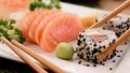 суши роллы японская кухня нори сушими рыба лосось красная рыба