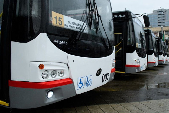 Автопарк Краснодара в 2023 году пополнится 60 современными троллейбусами