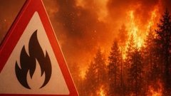 В Крыму объявлен режим чрезвычайной ситуации из-за лесного пожара в Ялте