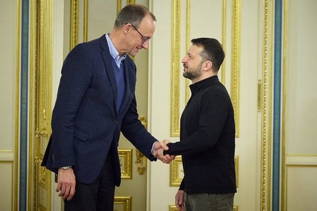 Фридрих Мерц / Владимир Зеленский