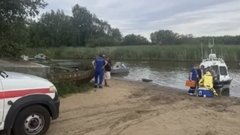 Столкновение моторных лодок на Ладожском озере