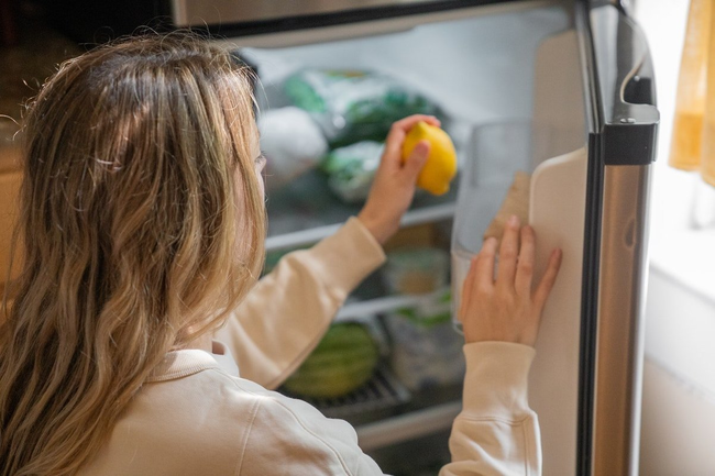 Холодильник еда продукты хранение лимон диета 