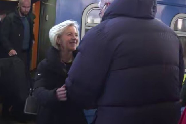 Урсула фон дер Ляйен в Киеве