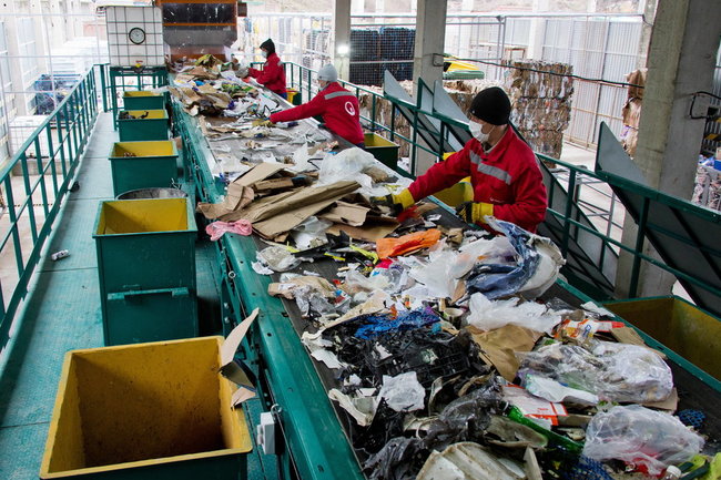 мусор завод переработка сортировка