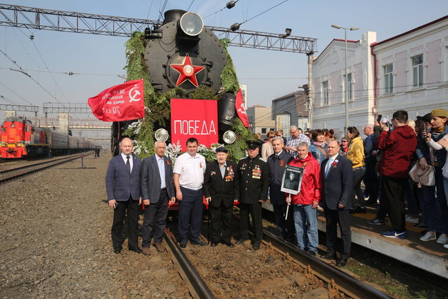 «Поезд Победы» в Сургуте встретили около 4000 горожан