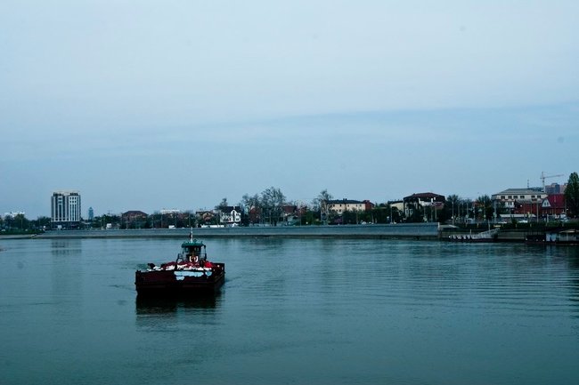 Краснодар. Река Кубань.