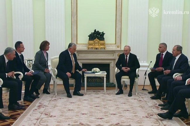 Виктор Орбан и Владимир Путин