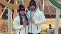 Александр Крушельницкий и Анастасия Брызгалова с олимпийскими медалями
