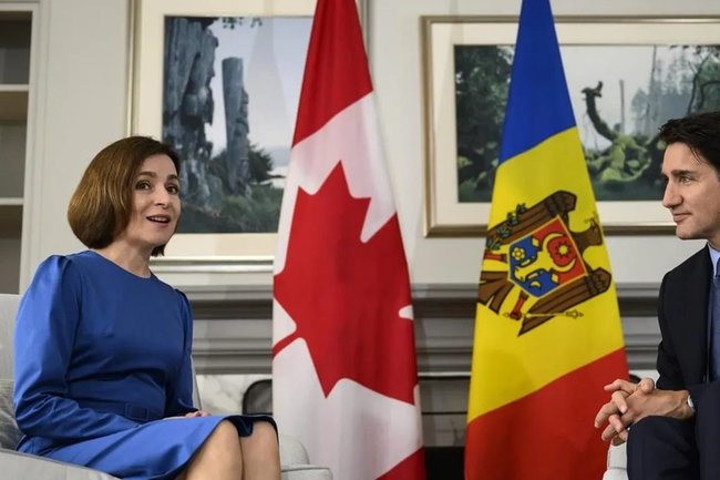 Глава Молдовы Майя Санду попросила Канаду ввести санкции против молдаван