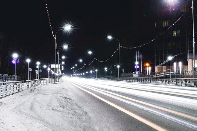 В Ноябрьске сделают освещение на 5 километрах промышленной части города